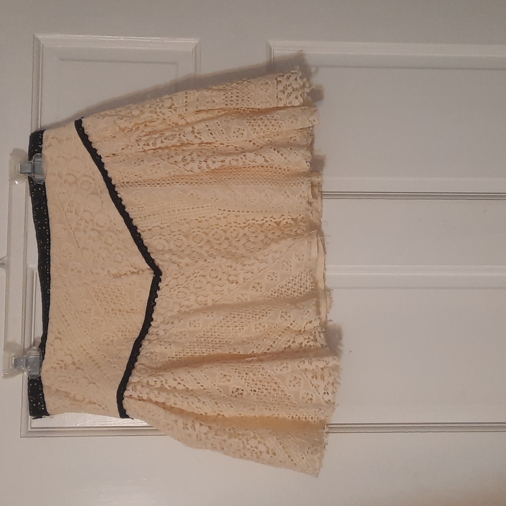 Free people boho mini skirt